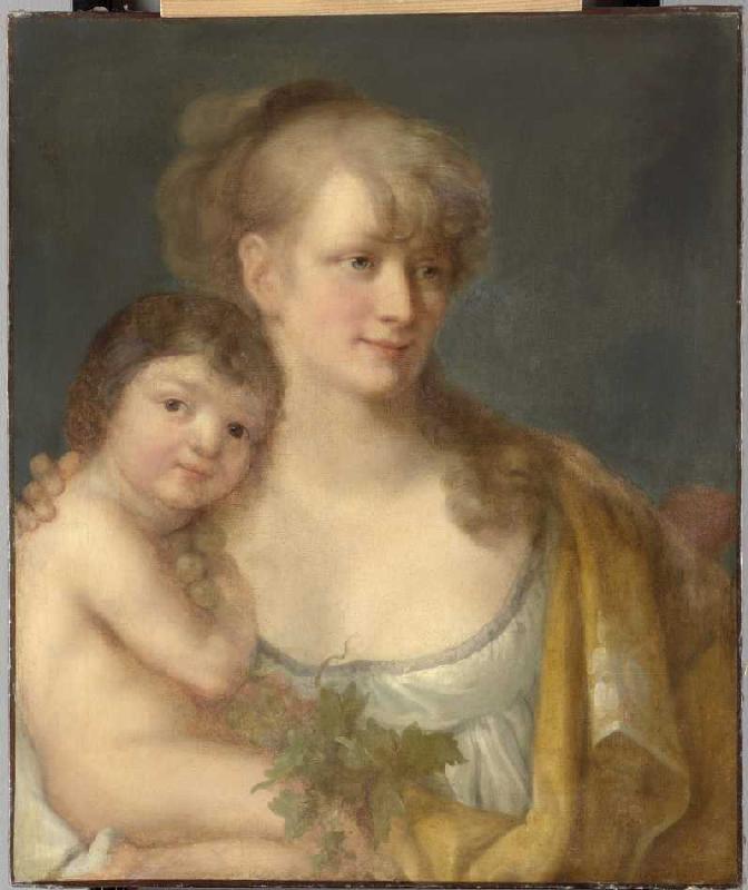 Juliane von Krüdener mit ihrem Sohn Paul von Angelica Kauffmann