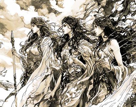 Die Drei Nornen - Schicksalsgöttinen der nordischen Mythologie 2023