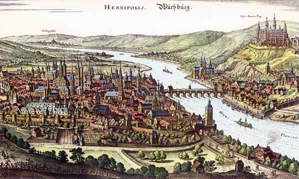 Würzburg, um 1648 von Maria Sibylla Merian