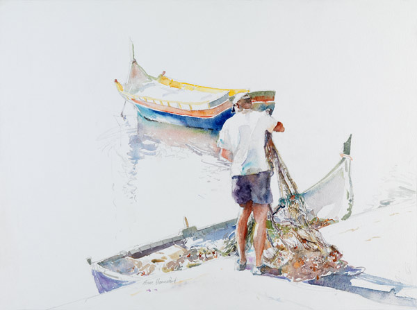 Fisherman von Anne Hannaford 