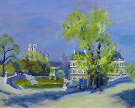 Jardins de Luxembourg (oil on canvas) 