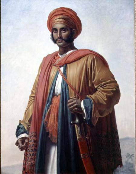 Portrait of an Indian von Anne-Louis Girodet de Roucy-Trioson