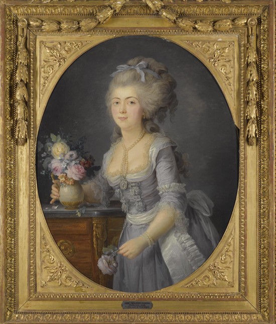 Porträt von Adélaïde Henriette Auguié (1758-1794) von Anne Vallayer-Coster