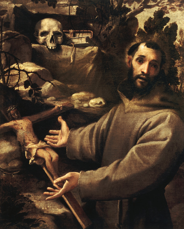 Franz von Assisi von Annibale Carracci