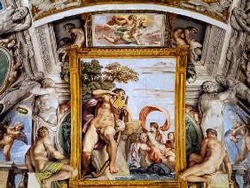 The 'Galleria Carracci' (Carracci Hall) detail of Polyphemus and Galatea 1597-1604