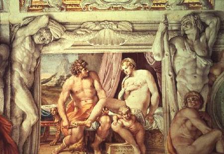 Venus and Anchises von Annibale Carracci