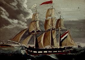 Die Fregatte Marie Elisabeth. von Anonym, Haarlem