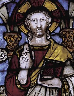 Assisi, Glasfenster, Christus 1320
