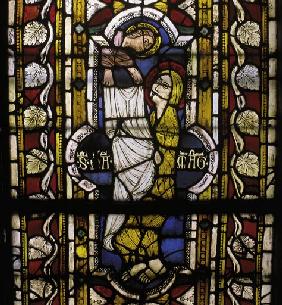 Assisi, Glasfenster, Maria Magdalena 1300