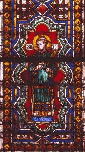 Assisi, Glasfenster, Stephanus 1315