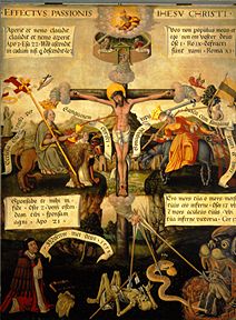 Die Passion Jesu Epitaph des Georg Mehl aus der hl. -Kreuz-Kirche Breslau von Anonym (Breslauer Maler)