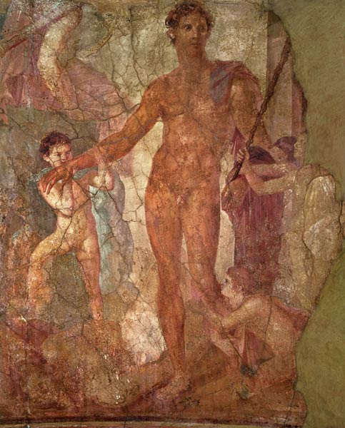 Theseus and the Minotaur Pompeii von Anonymous