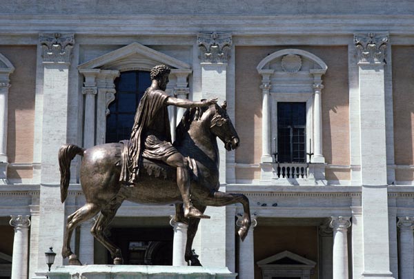 Equestrian Statue of Marcus Aurelius (AD 161-180) (photo) von Anonymous