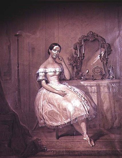 Ballerina in 19th Century Ballet von Anonymous
