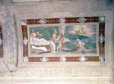 The Birth of Memnonceiling painting in the loggia of the Appartamento della Grotto (Giardino Segreto von Anonymous