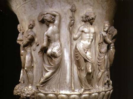 The Borghese Crater or Vase, detail of relief depicting Dionysus and his maenads, Greek,Neo-Attic von Anonymous