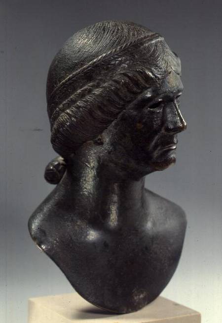 Bronze head of a woman, sometimes identified as Marciana,Roman von Anonymous