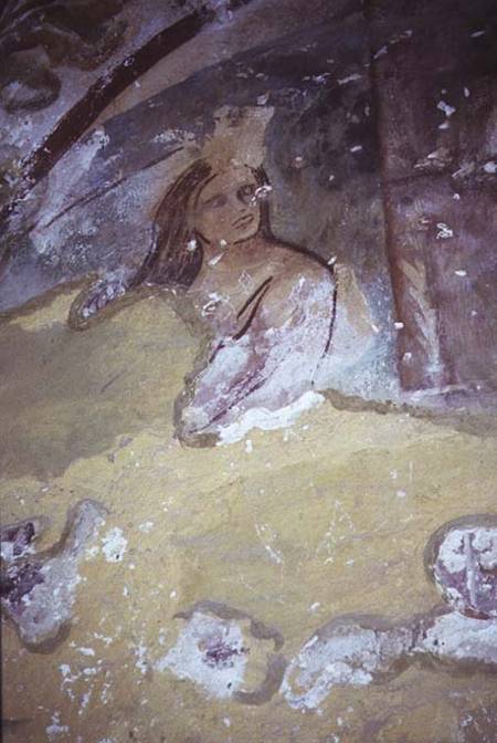 Fresco of a female figurepossibly from the Alcove von Anonymous