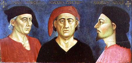 The Three Gaddi, Taddeo, Zenobi and Agnolo or Angelo von Anonymous
