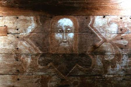 Holy Shroud: Templar panel painting von Anonymous