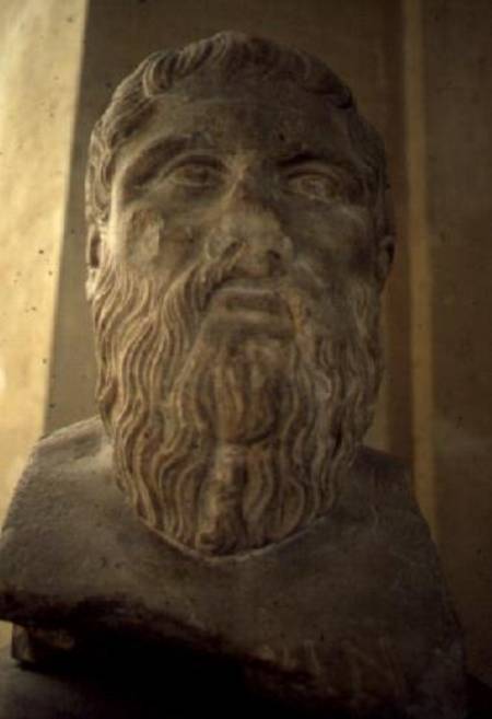 Homer (c.850-800BC): portrait bust von Anonymous