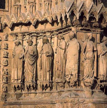 Jamb figures from the facade of the Cathedral von Anonymous