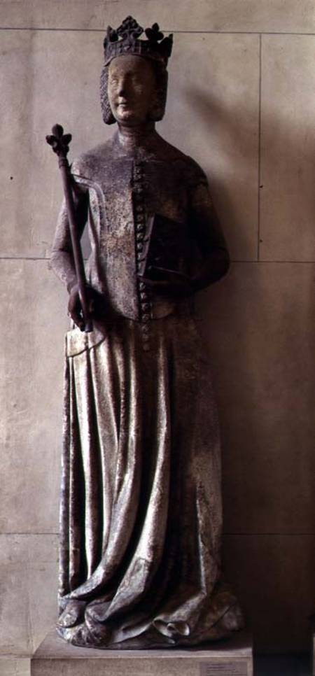 Jeanne de Bourbon, wife of Charles V of France (1337-80) von Anonymous