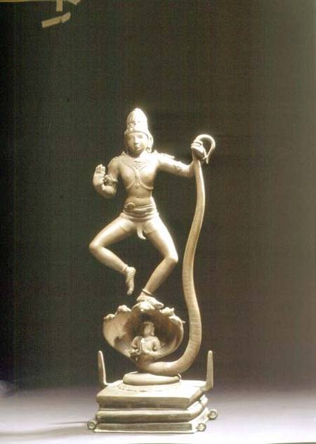 Kaliyakrishna, bronze, Chola von Anonymous