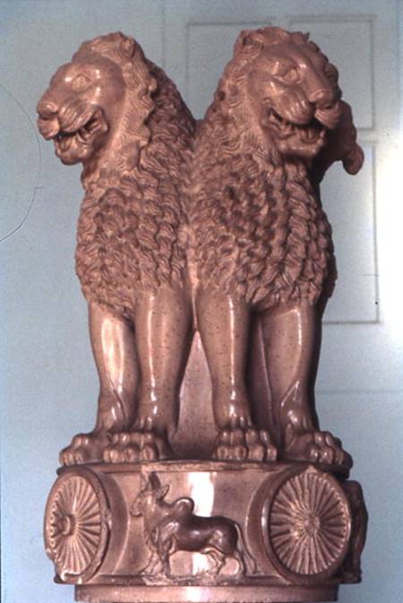 Lion capital from the Ashoka pillarfrom Sarnath von Anonymous