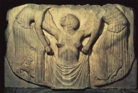 Ludovisi Throne, detail showing the Birth of Venus von Anonymous