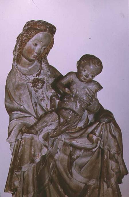 Madonna and Child, known as the Krumauer Madonna, Austrian,possibly made in Prague von Anonymous