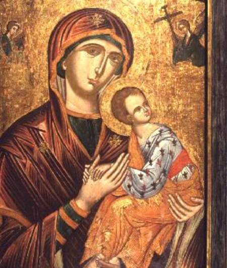 Mother of God of the PassionGreek Icon from Crete von Anonymous
