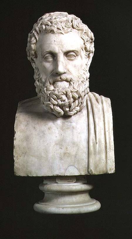 Portrait bust of Sophocles (c.496-405 BC) von Anonymous