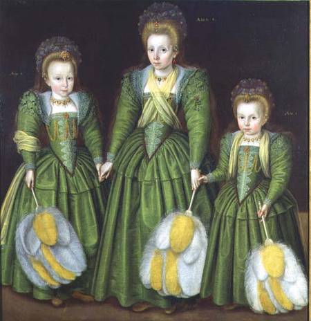 Princess Elizabeth, 2nd daughter of Charles I, at the ages of 3 von Anonymous