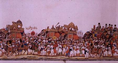 Procession of an Indian Prince von Anonymous