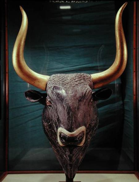 Rhyton in the shape of a bull's head, from Knossos,Minoan von Anonymous