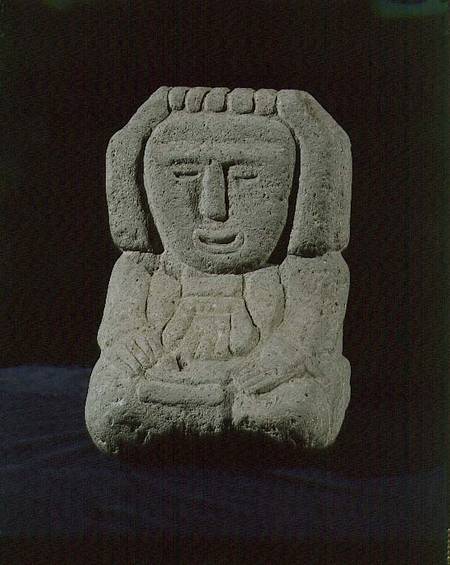 Sculpture of a goddessfrom near Tenochtitlan (Mexico City) Aztec von Anonymous