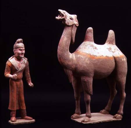 Servant and Camel (Travelling Along the Silk Route) Chinese von Anonymous