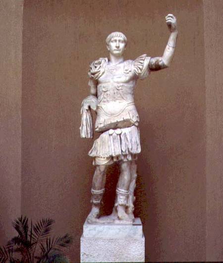 Statue of the Emperor Trajan (53-117 AD) Roman von Anonymous