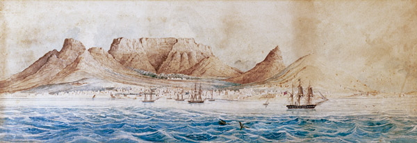 View of Table Bay, Colonial School von Anonymous