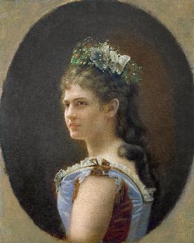 Katharina Schratt, mistress of Emperor Franz Joseph of Austria 1880