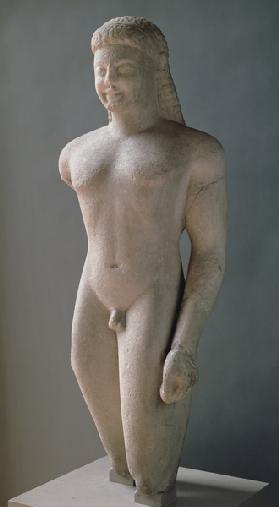 Kouros, Greek, from Paros,near the sanctuary of Asklepios c.540 BC