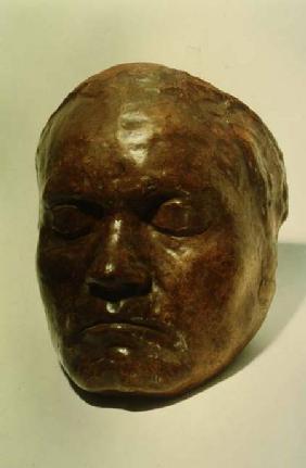 Cast of the face of the German composer Ludwig van Beethoven (1770-1827) c.1812