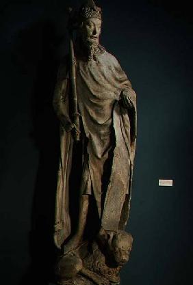 Charles IV Holy Roman Emperor (1316-78)sandstone figure formerly part of the exterior decoration of 1360/65
