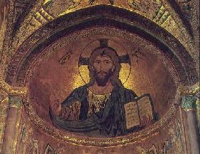 Christ Pantocrator, in the apse,Byzantine 12th centu