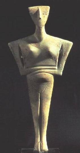 Cycladic female figurefrom the Island of Amorgo c.2000 BC