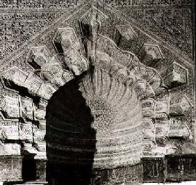 Detail of a keel arch on the Tomb of the Abbasid Khalifs 13th centu