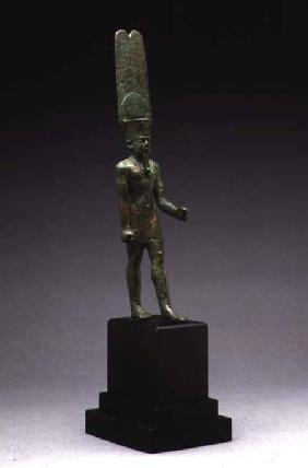 Figure of the god Amon-Re, Egyptian,probably Late Period 716-332 BC