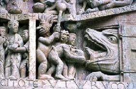 Hellfrom the Last Judgement on the West Portal Tympanum c.1135