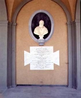 Memorial bust to Galileo Galilei (1564-1642)